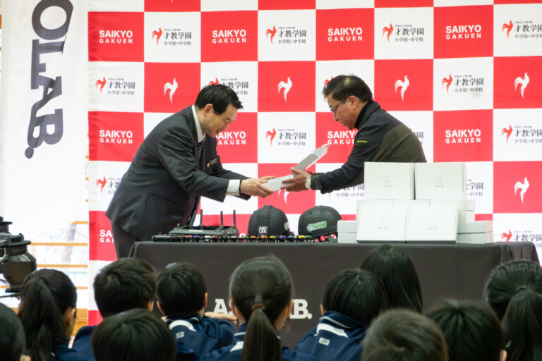 才教学園（松本市）にてドローン安全体験学習を実施しました