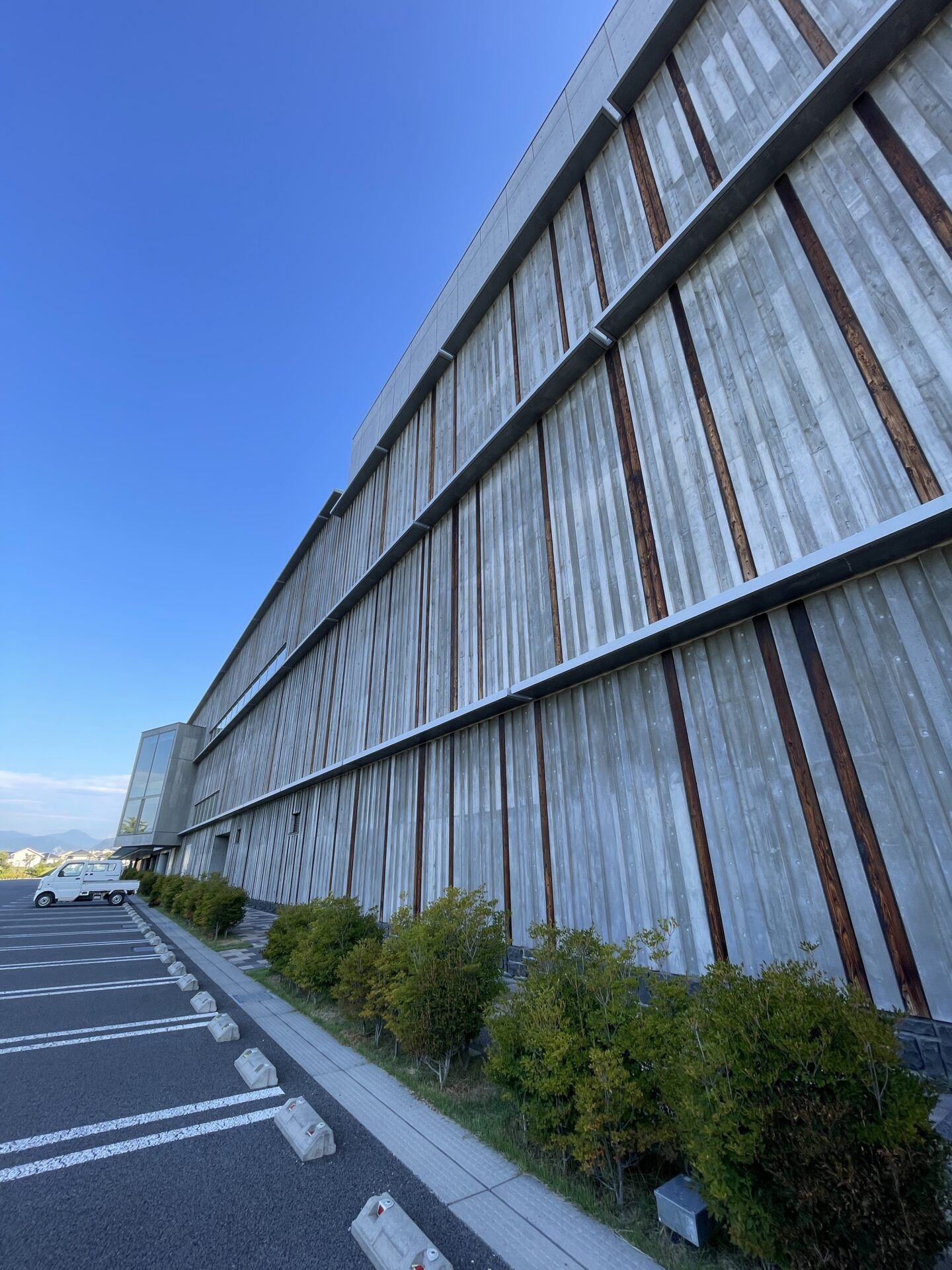 上田市サントミューゼでの測量 
