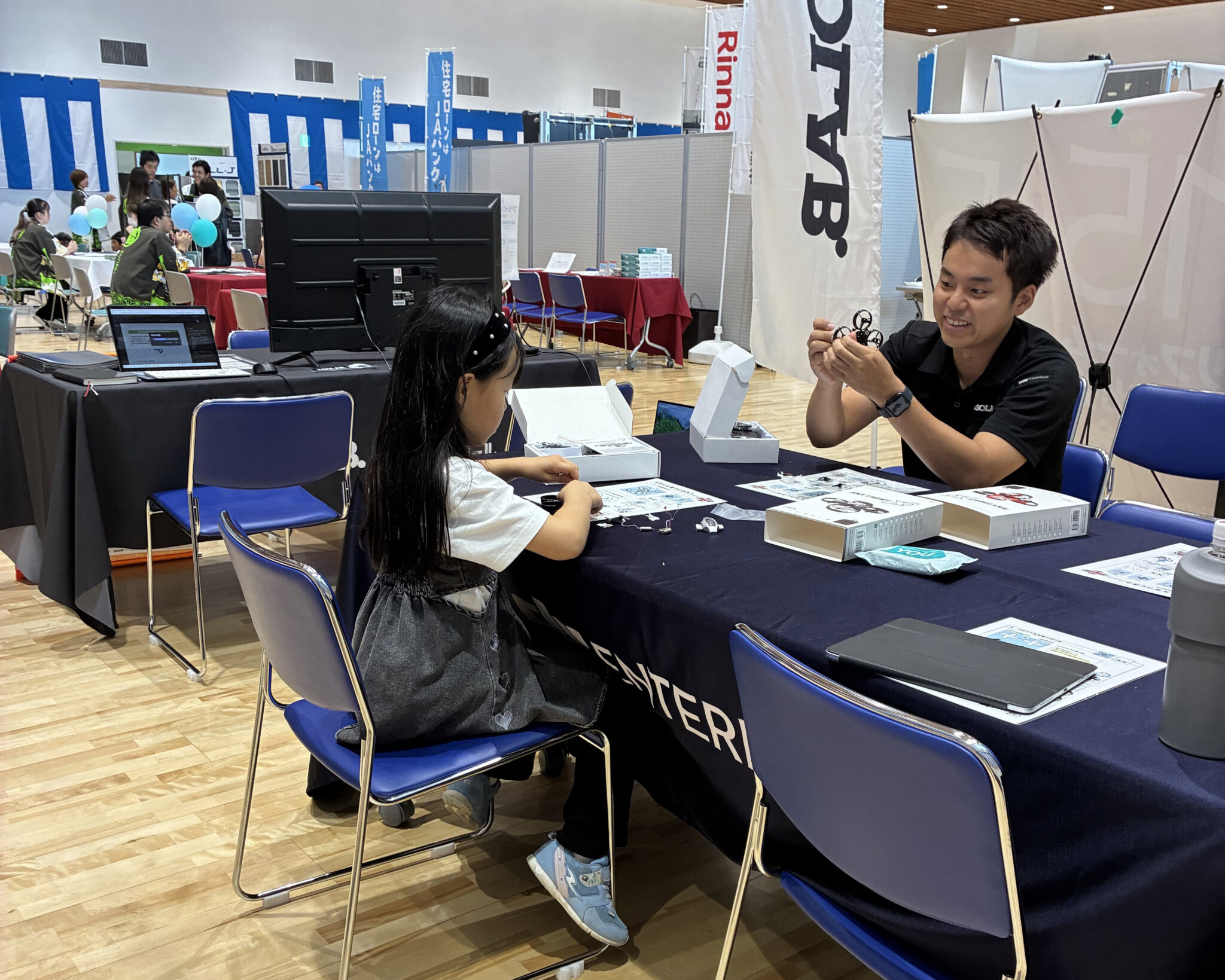 住宅博in飯田に出展｜トイドローン体験とフライトシミュレーター体験を実施