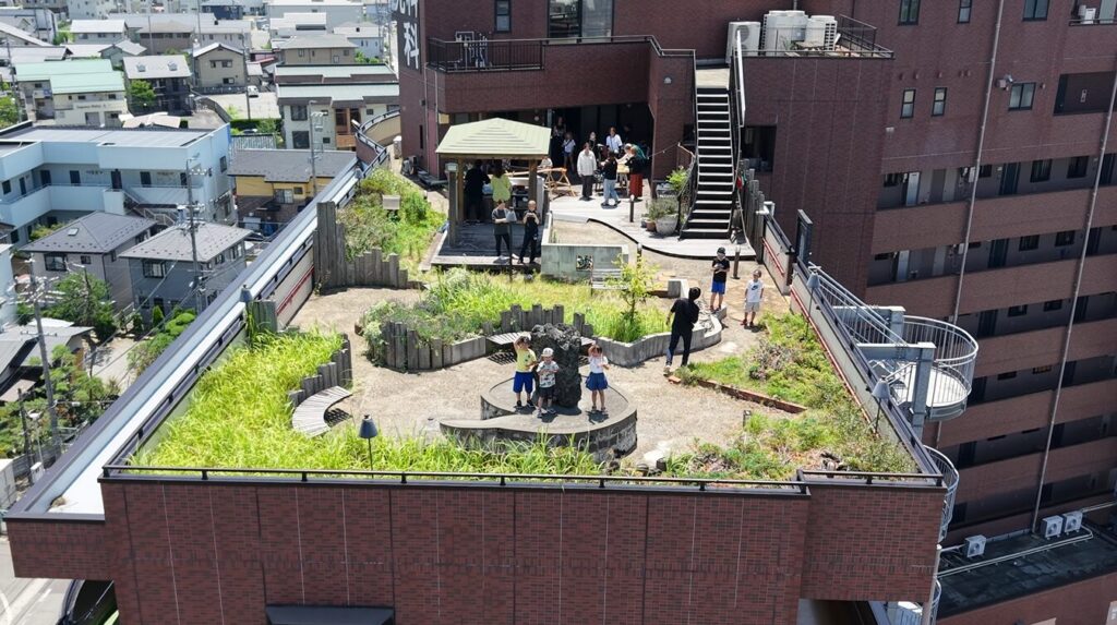 ドローンデモフライトの様子