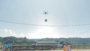 2025.08.31 飯田市防災訓練の物資輸送の様子